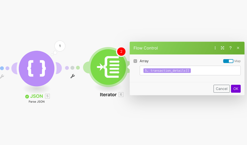 Using an iterator for easier mapping of the fields