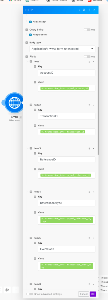 Finalizing Make scenario